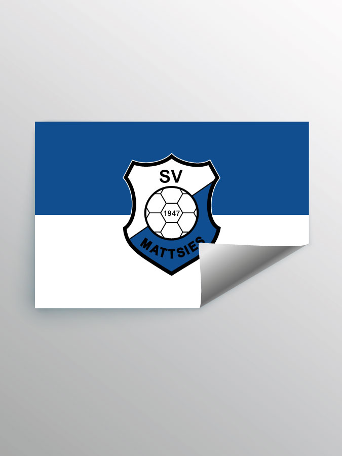 Aufkleber DIN A7 Logo