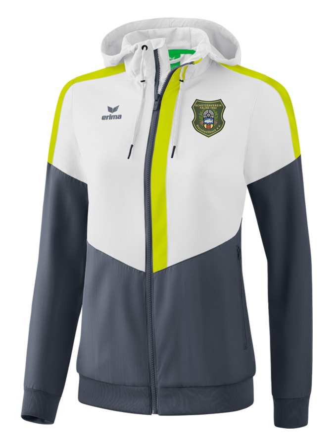 Erima Squad Tracktop Jacke mit Kapuze Damen