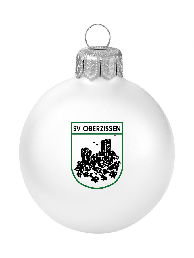 Weihnachtskugel Logo 8cm