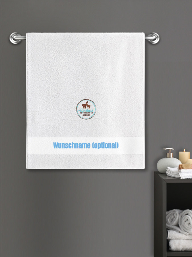 Badehandtuch Team Sticklogo