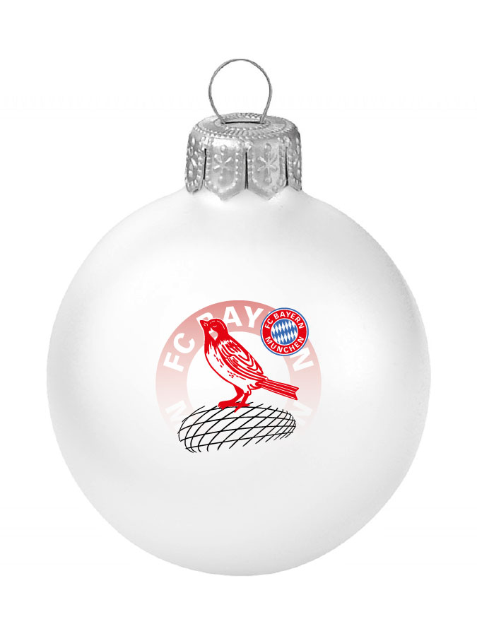 Weihnachtskugel Logo 8cm