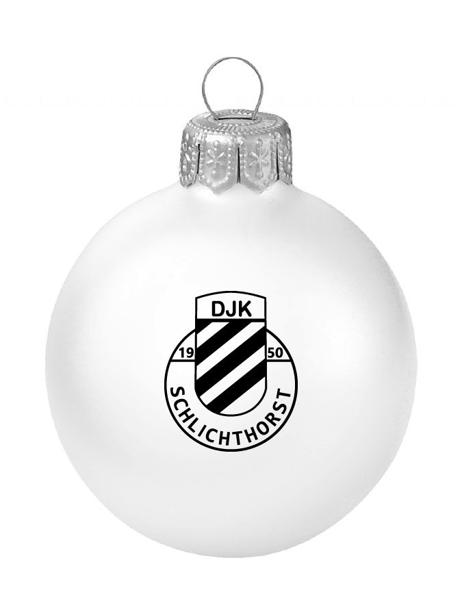 Weihnachtskugel Logo 8cm