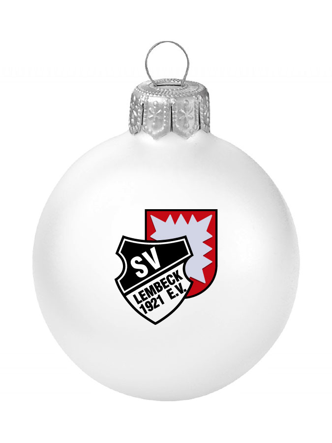 Weihnachtskugel Logo 8cm