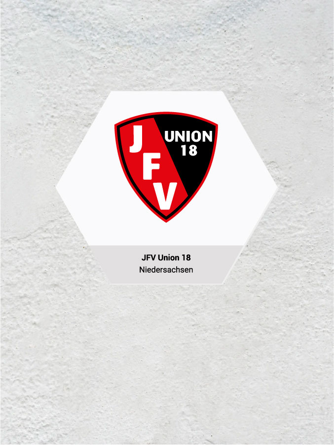 Wandkachel Hexagon mit Logo