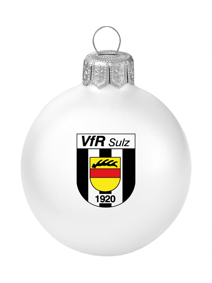 Weihnachtskugel Logo 8cm