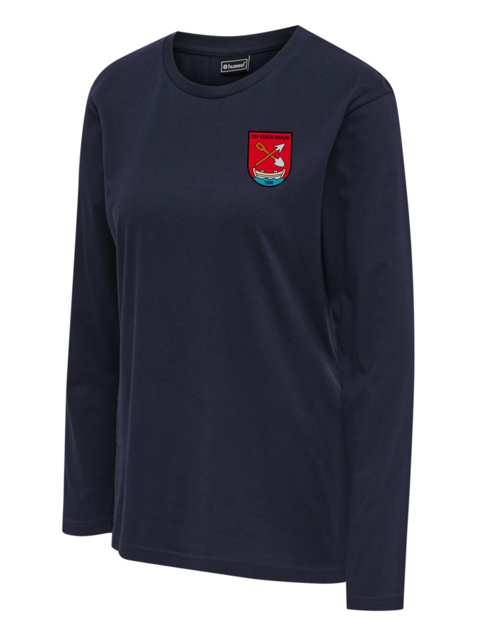 Hummel Red Basic T-Shirt Langarmshirt Damen