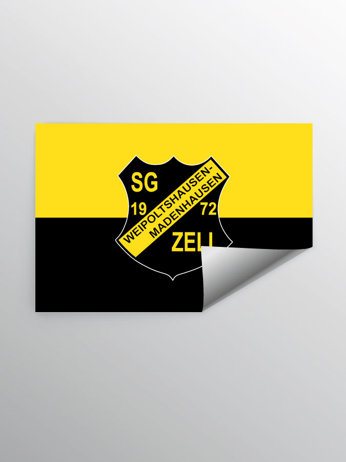 Aufkleber DIN A7 Logo