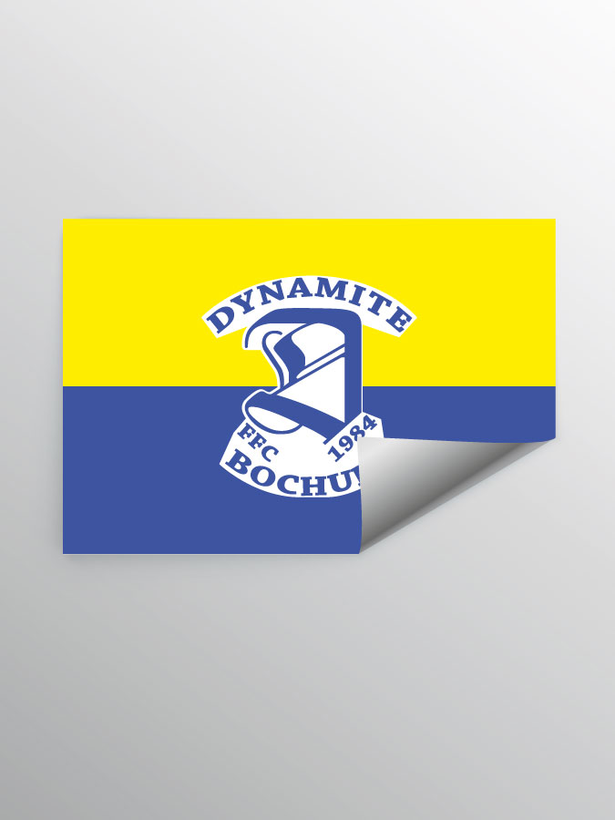 Aufkleber DIN A7 Logo