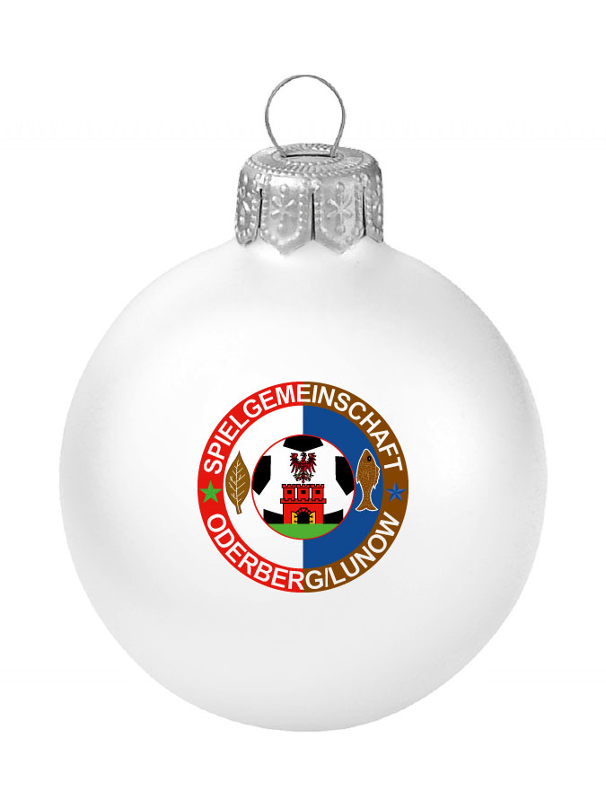 Weihnachtskugel Logo 8cm