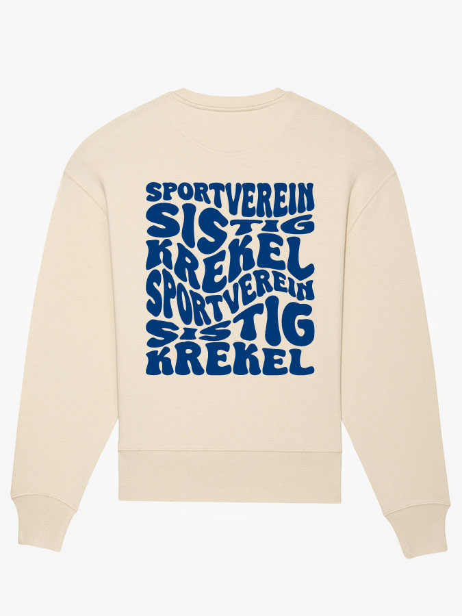 Sweatshirt Oversized Wavy Herren