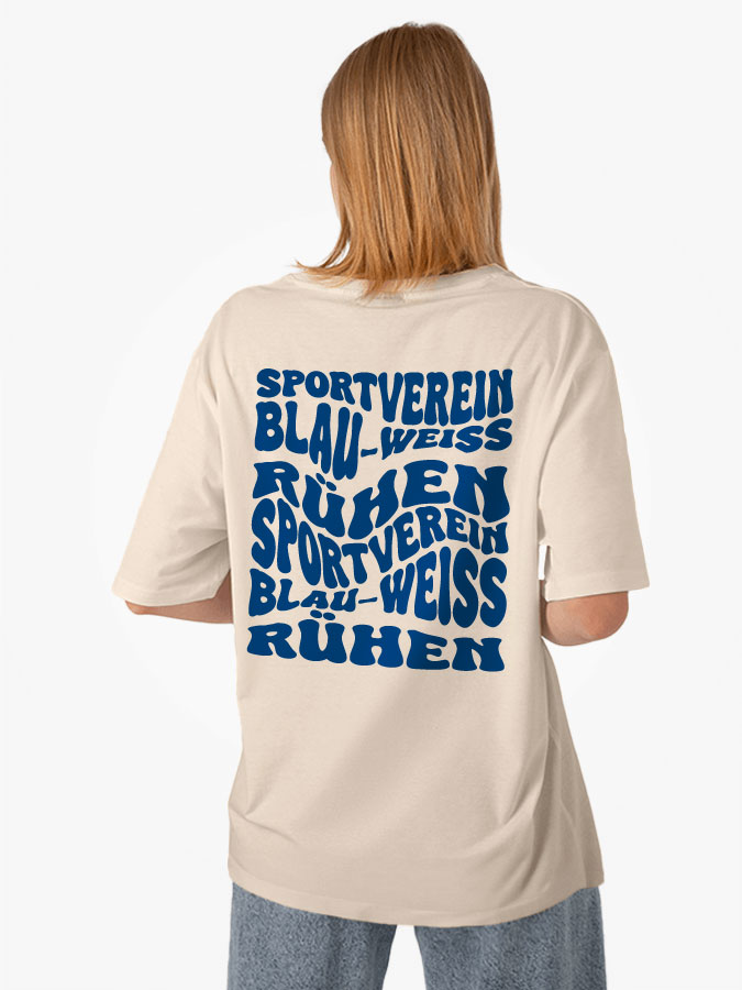 Oversized Shirt Wavy Damen