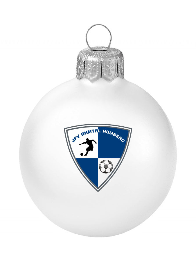 Weihnachtskugel Logo 8cm
