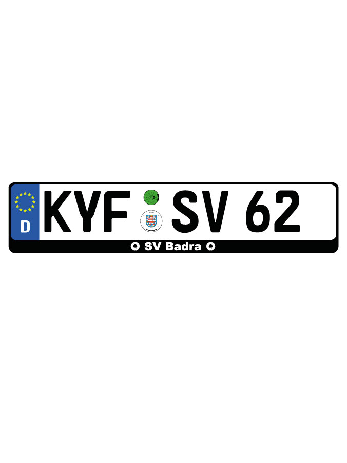 Kennzeichenhalter Kalden (2er Set)