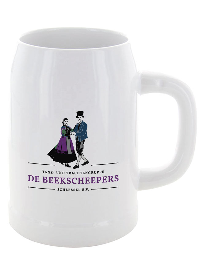 Bierkrug 0,5l Logo