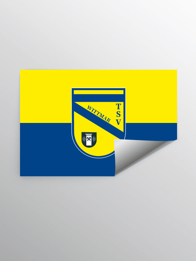 Aufkleber DIN A7 Logo