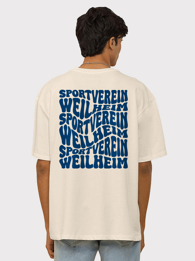 T-Shirt Oversized Wavy Herren