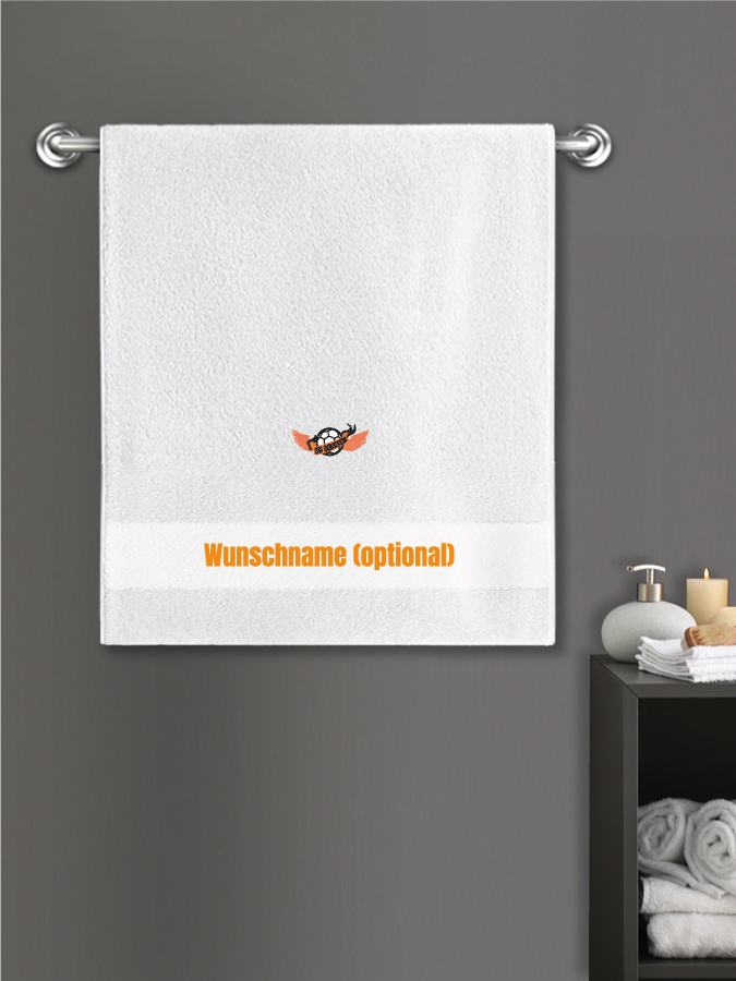 Badehandtuch Team Sticklogo