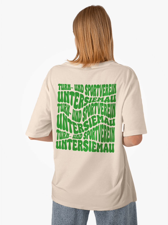 Oversized Shirt Wavy Damen