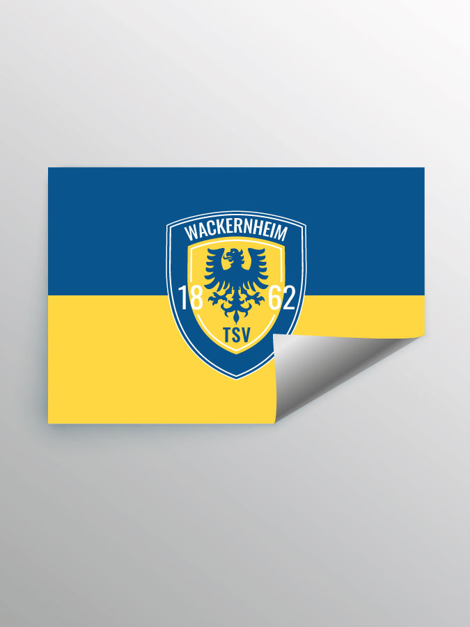 Aufkleber DIN A7 Logo