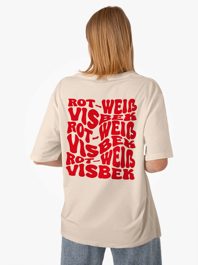 Oversized Shirt Wavy Damen