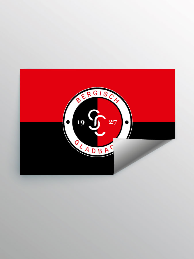Aufkleber DIN A7 Logo