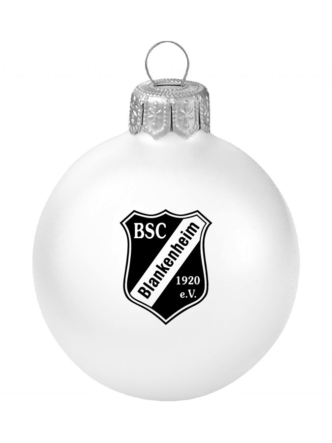 Weihnachtskugel Logo 8cm