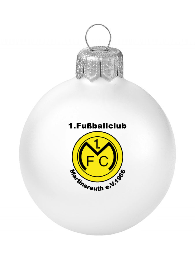Weihnachtskugel Logo 8cm