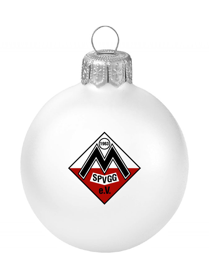Weihnachtskugel Logo 8cm