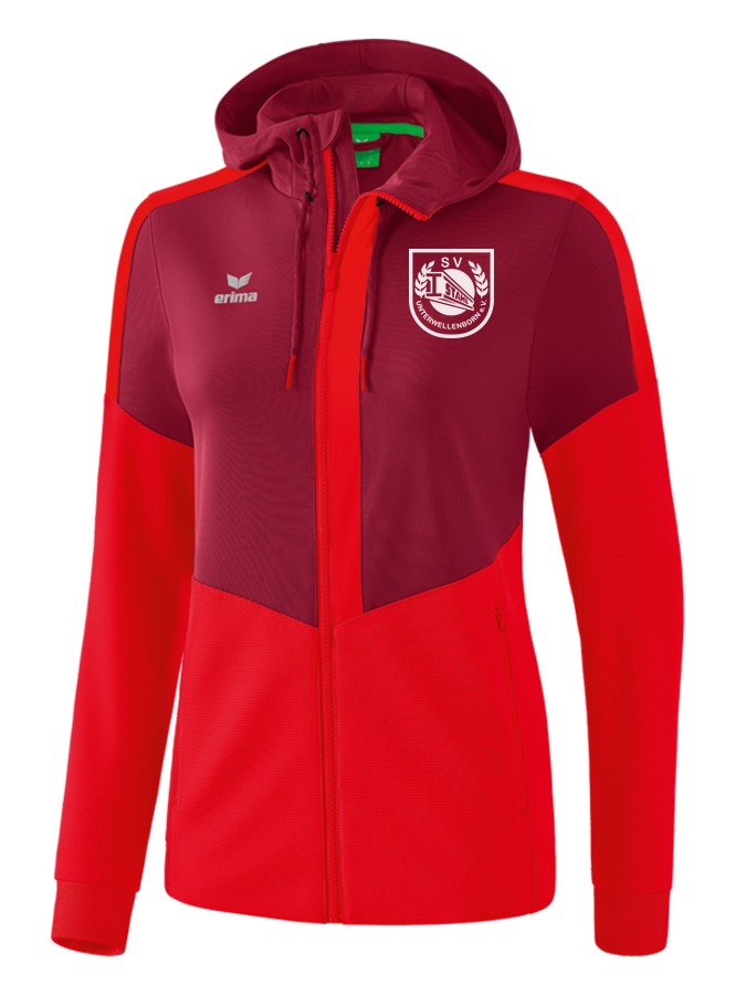 Erima Squad Trainingsjacke mit Kapuze Damen