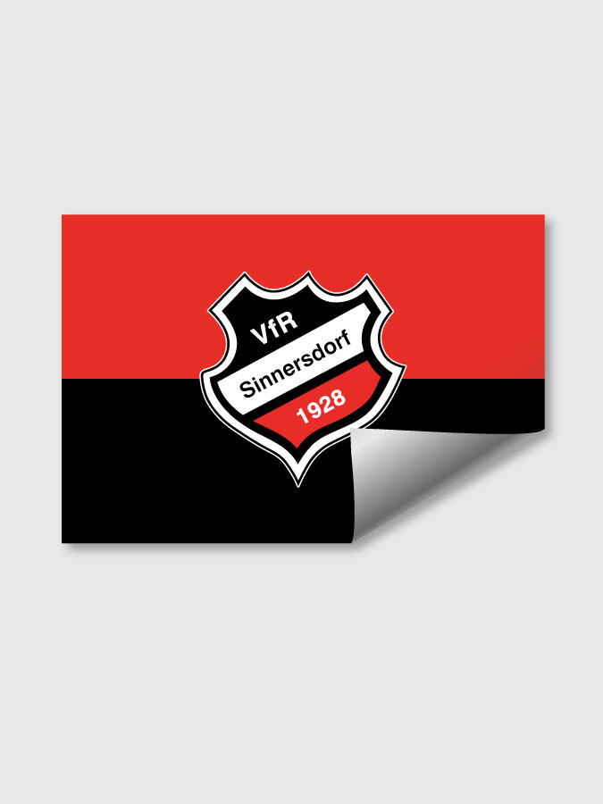 Aufkleber DIN A7 Logo