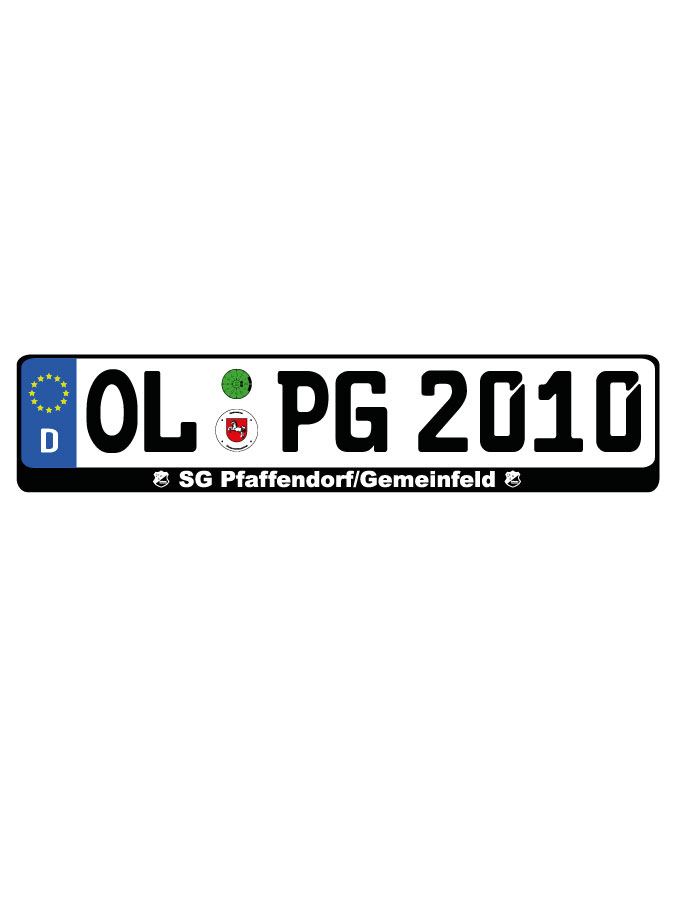 Kennzeichenhalter Kalden (2er Set)