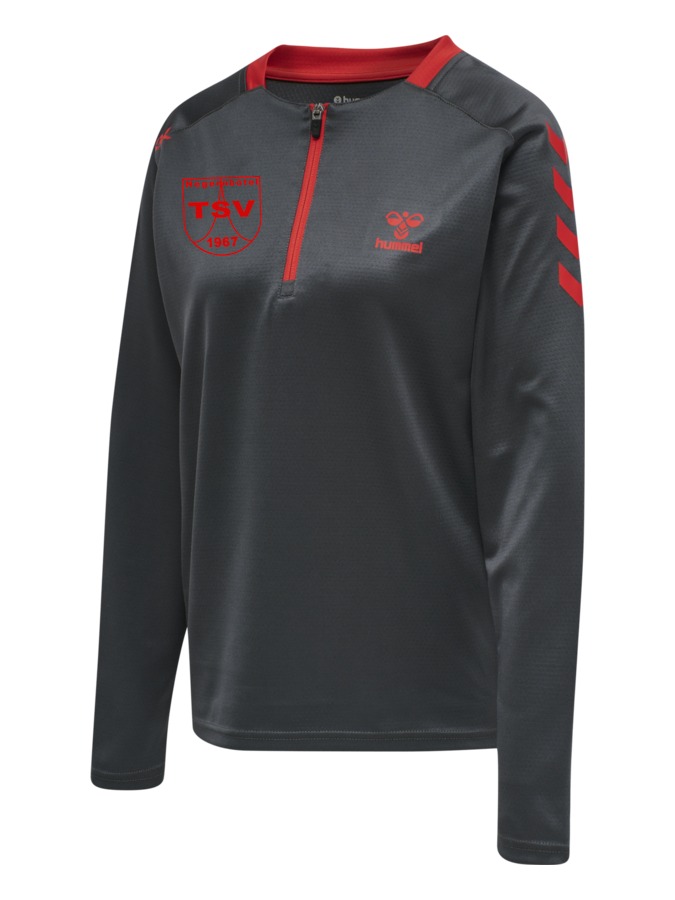 Hummel Action Poly Half Zip Sweat Damen