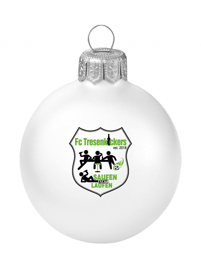 Weihnachtskugel Logo 8cm