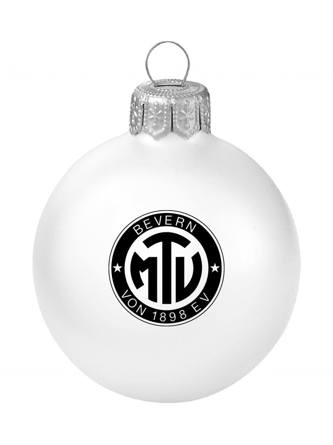 Weihnachtskugel Logo 8cm