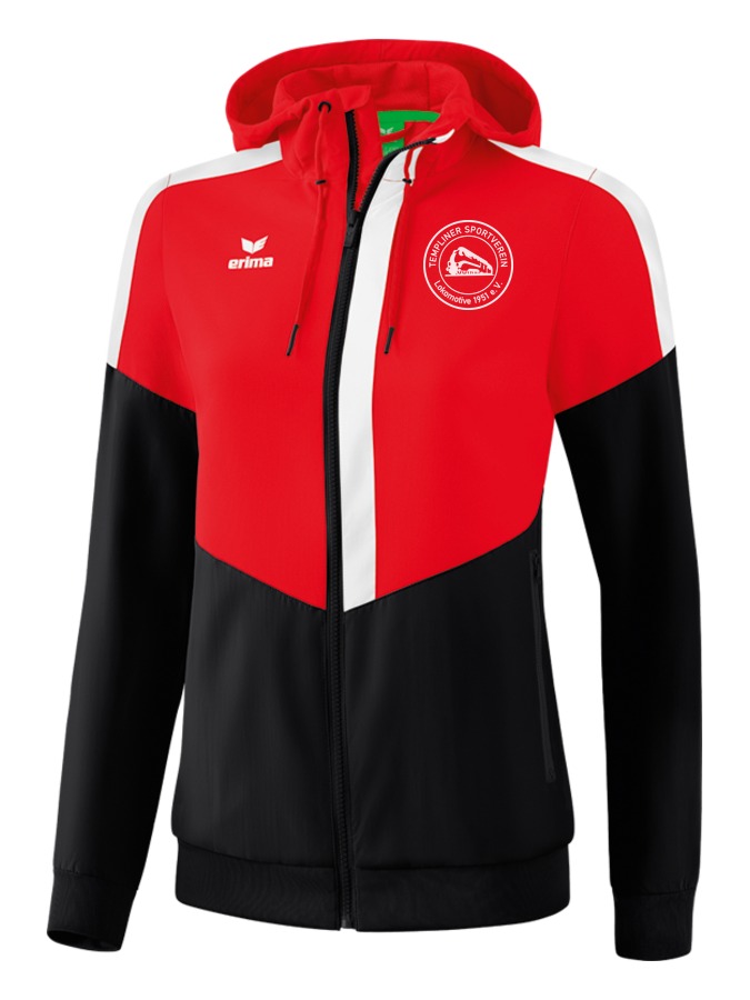 Erima Squad Tracktop Jacke mit Kapuze Damen