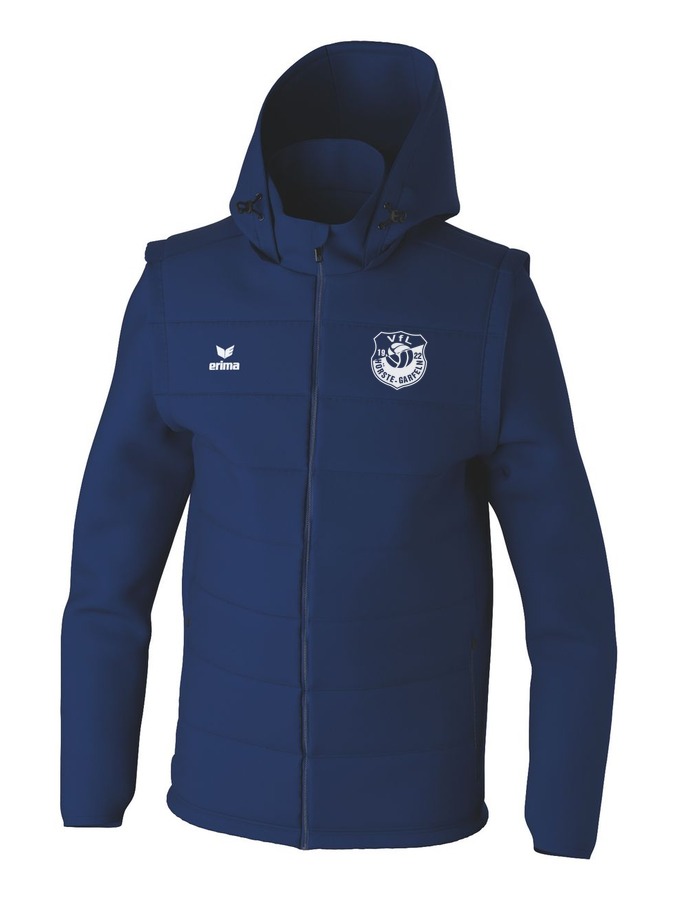 Erima Team Jacke mit abnehmbaren Ärmeln