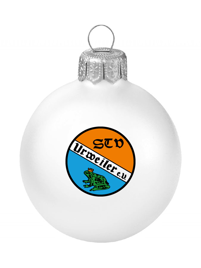 Weihnachtskugel Logo 8cm