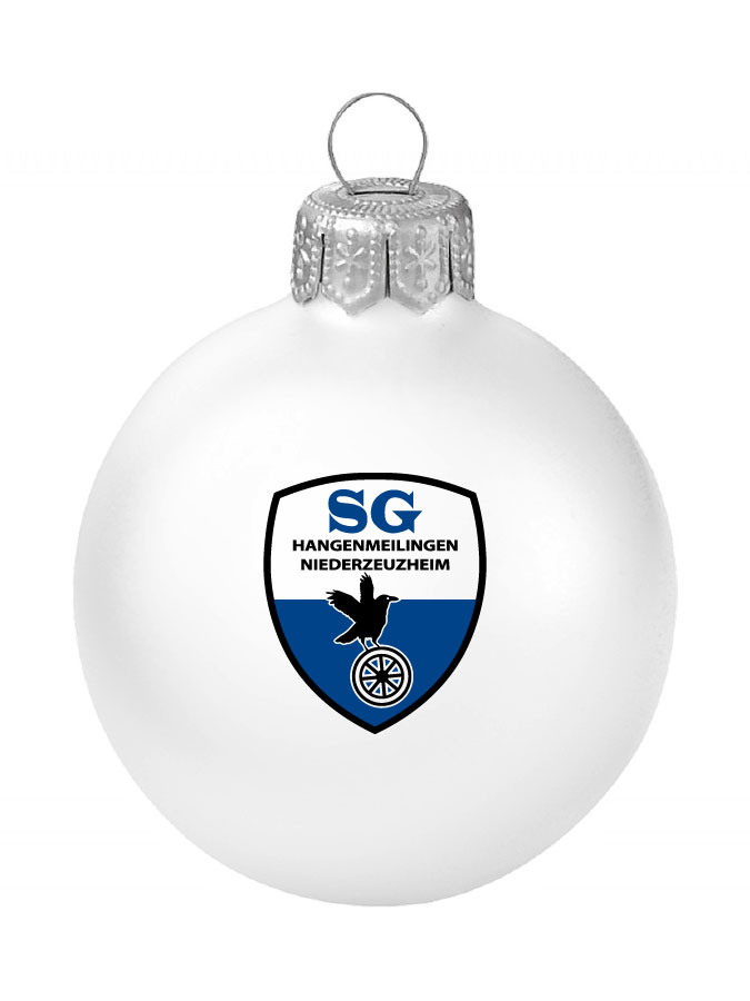 Weihnachtskugel Logo 8cm