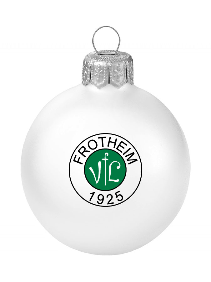 Weihnachtskugel Logo 8cm