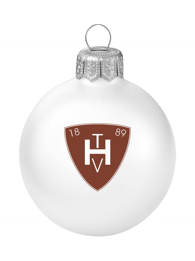 Weihnachtskugel Logo 8cm