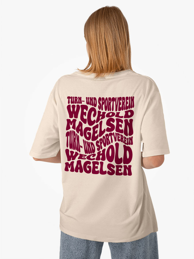 Oversized Shirt Wavy Damen