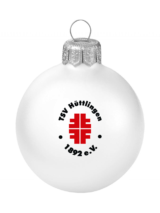 Weihnachtskugel Logo 8cm