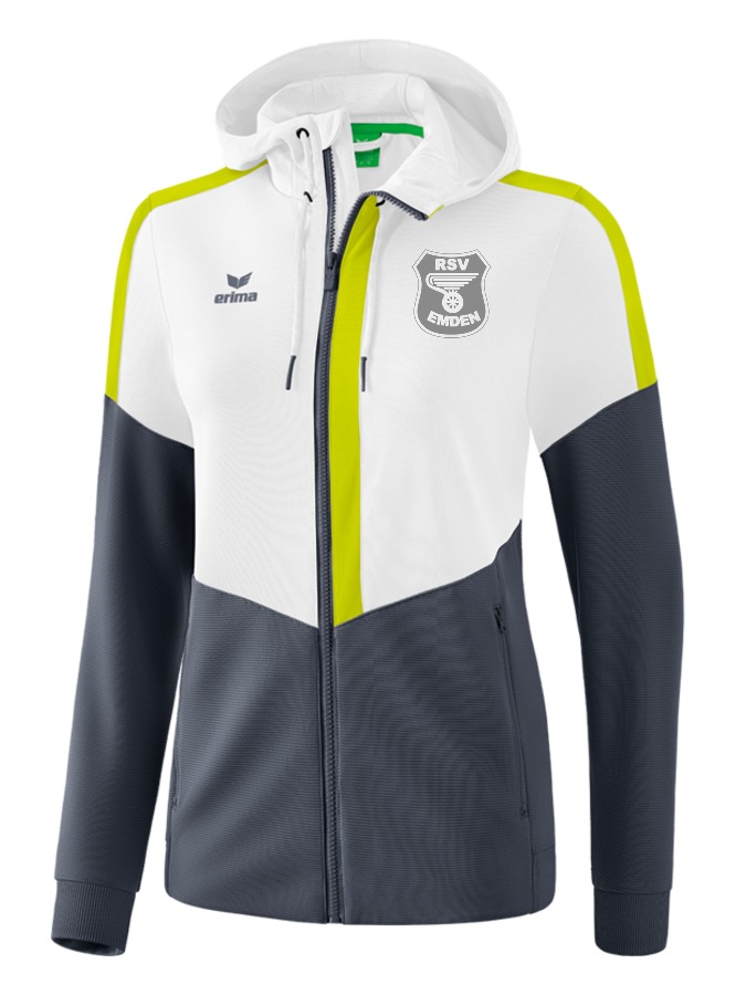 Erima Squad Trainingsjacke mit Kapuze Damen