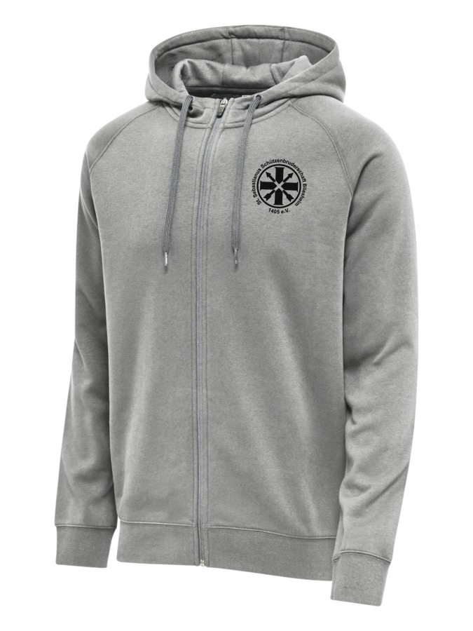 Hummel Red Classic Zip Hoodie