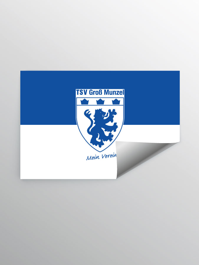 Aufkleber DIN A7 Logo