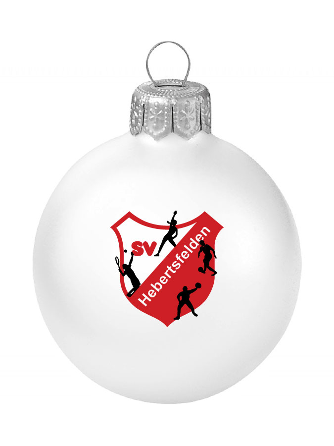 Weihnachtskugel Logo 8cm