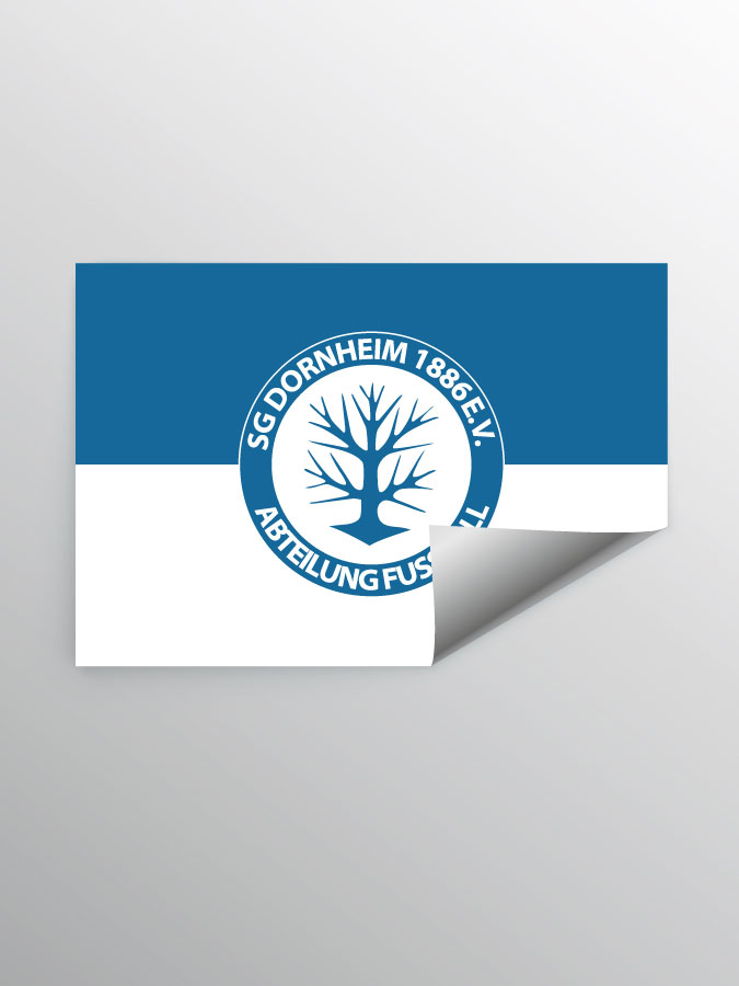 Aufkleber DIN A7 Logo
