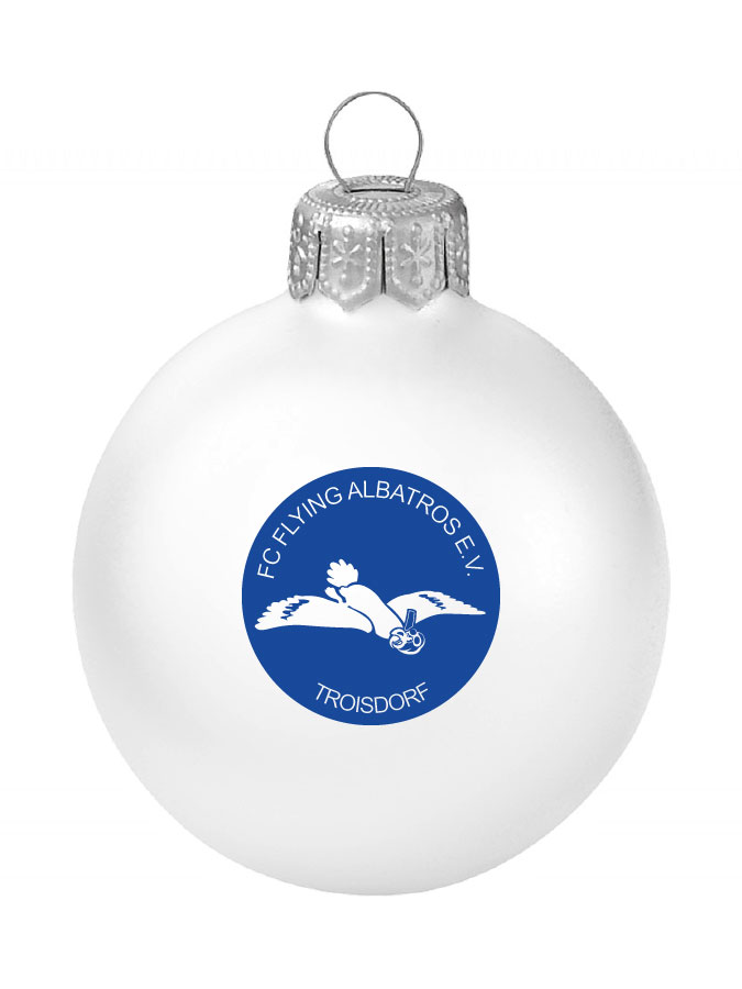 Weihnachtskugel Logo 8cm