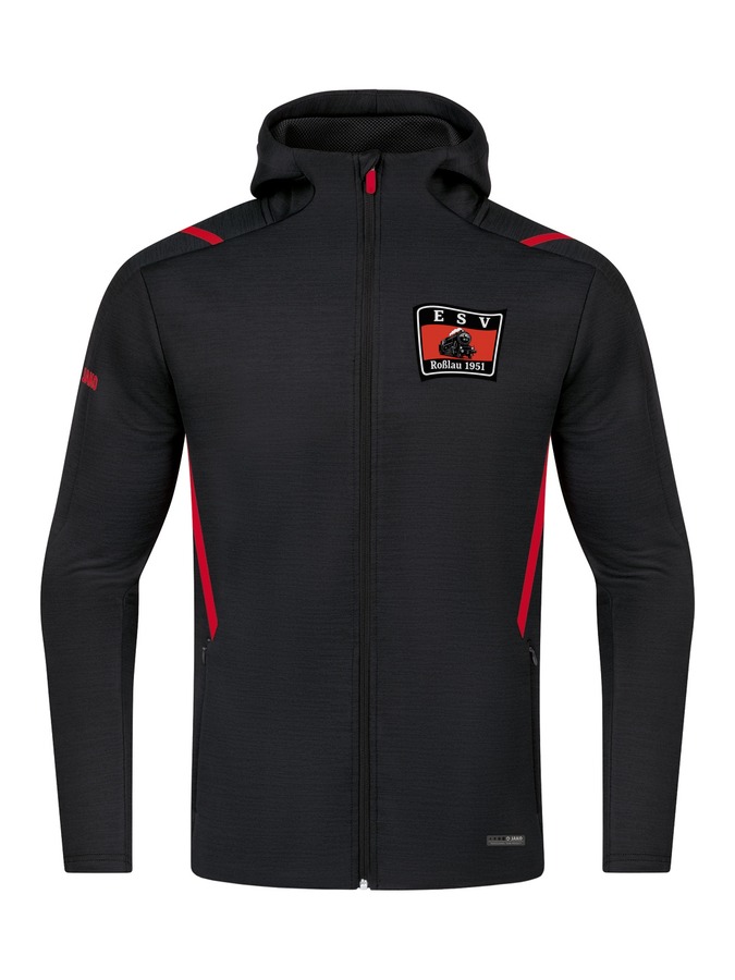 Jako Freizeitjacke Challenge mit Kapuze