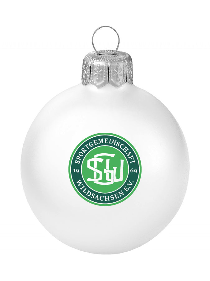 Weihnachtskugel Logo 8cm